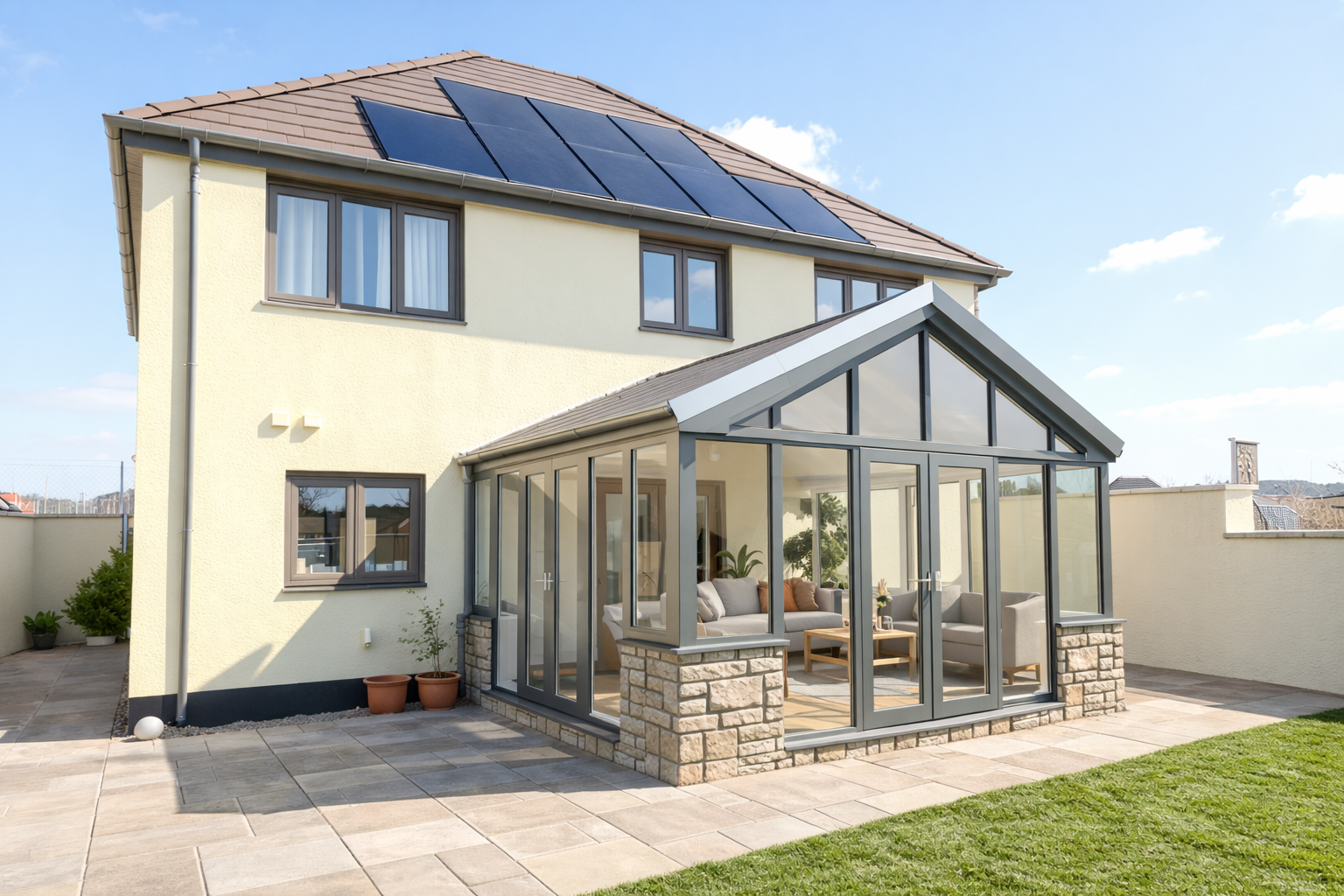 design of tiled roof conservatory